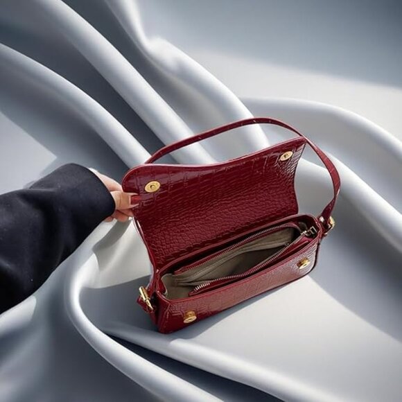 Shoulder Bag for women,Waterproof PU Clutch Purses Handbag - Picture 3 of 6